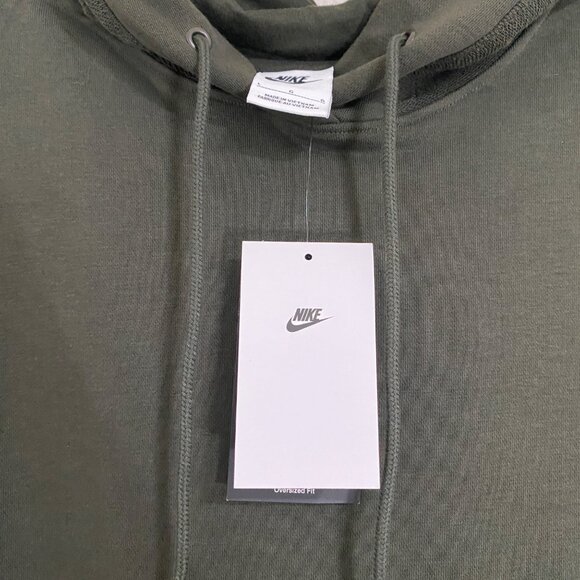 Nike Hoodie Women's Large Green Pullover Oversized Streetwear Athleisure - Picture 14 of 16